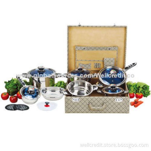 13pcs good quality stainless steel cookwares sets
